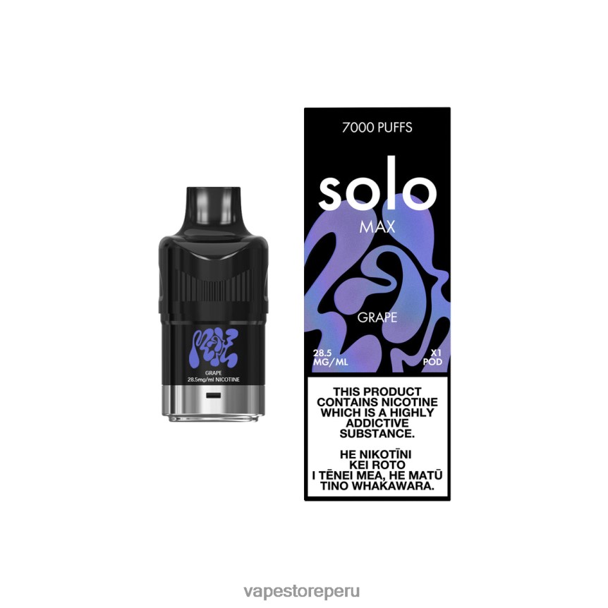 Vape Desechable - Solo MAX vaina uva T4866278