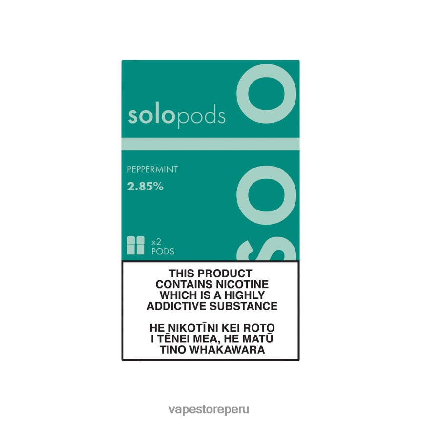 Vape Desechable - Solo paquete de 2 cápsulas de repuesto menta T4866263