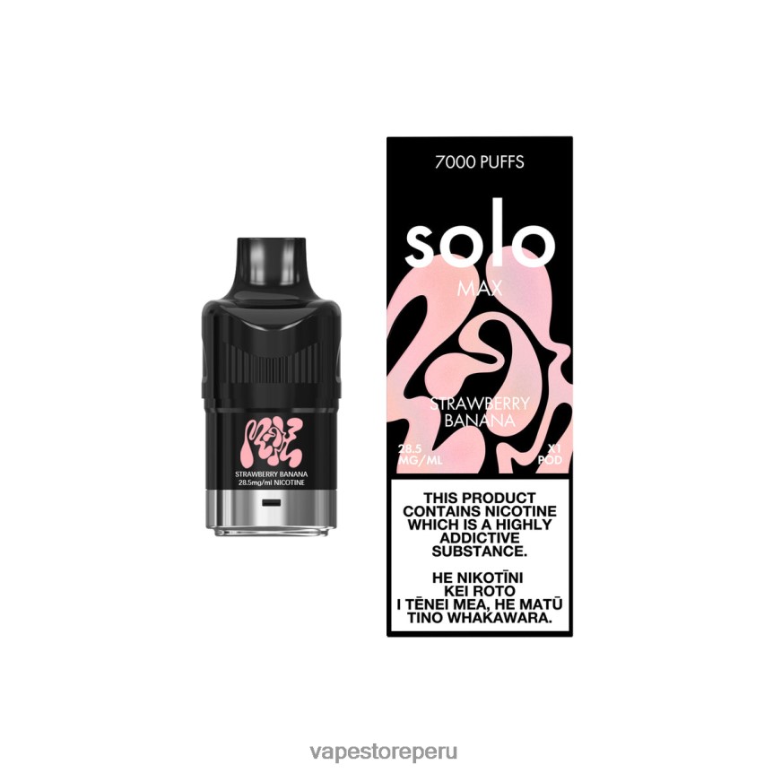 Vape Recargable - Solo MAX vaina plátano fresa T4866277