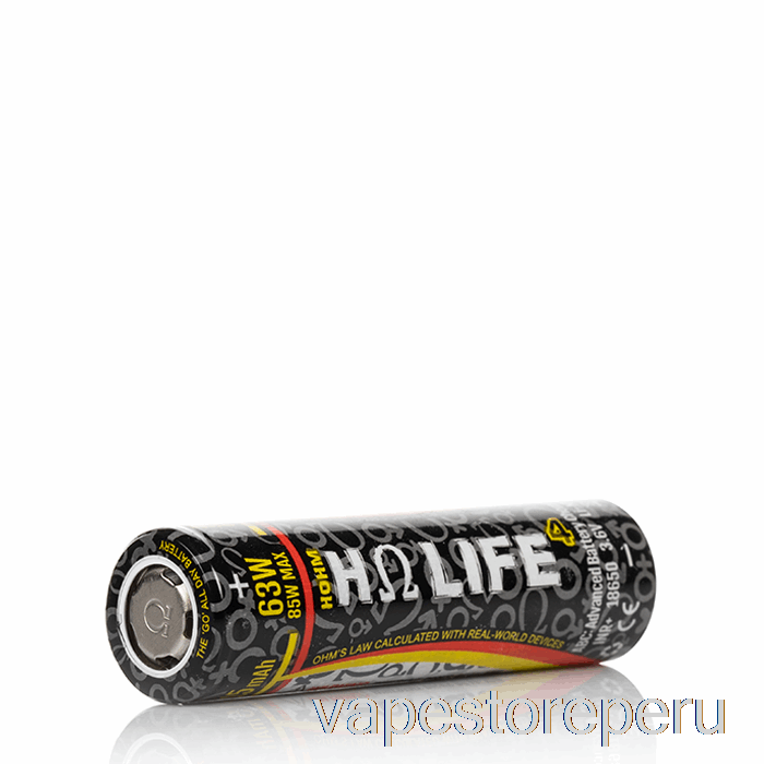 Vape Peru Hohm Tech Life 4 18650 3015mah 22.1a Batería Batería única