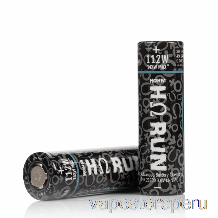 Vape Recargable Hohm Tech Run 21700 3023mah 39.1a Batería Paquete De Dos Baterías