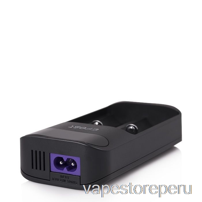 Vape Peru Efest Lush Q2 Cargador De Batería Led Inteligente De 2 Bahías