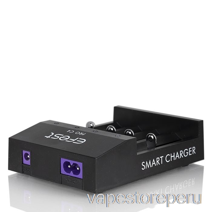 Vape Smoke Efest Pro C4 Cargador De Batería Inteligente De 4 Bahías