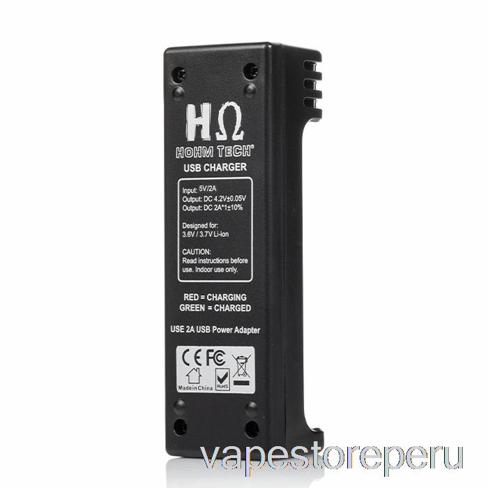 Vape Desechable Hohm Tech School Uno 2a Cargador Usb