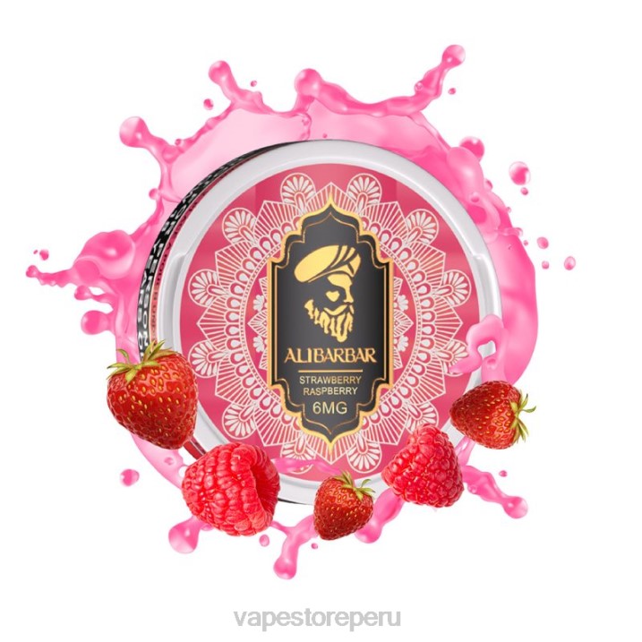 Vape Recargable - Alibarbar bolsas de nicotina frambuesa fresa 684292
