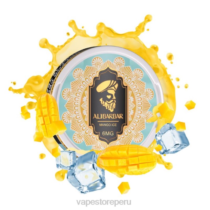 Vape Recargable - Alibarbar bolsas de nicotina hielo de mango 684287