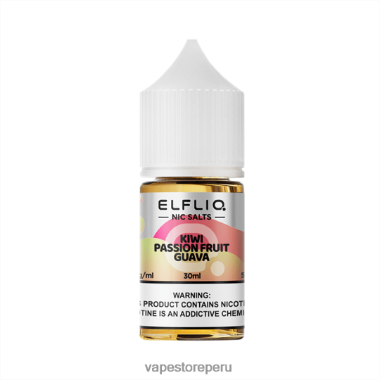 Vape Sin Nicotina Peru - ELFBAR ELFLIQ nic sal 30 ml kiwi pasión fruta guayaba JV864420