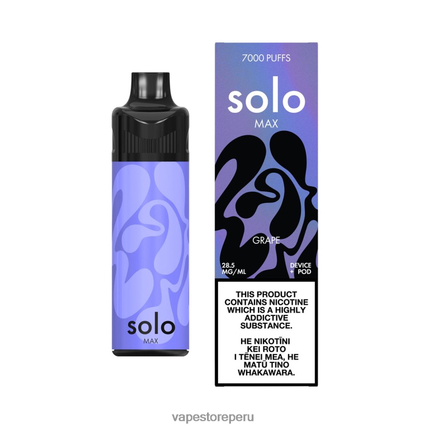 Vape Recargable - Solo MAX kit de cápsulas uva T4866267