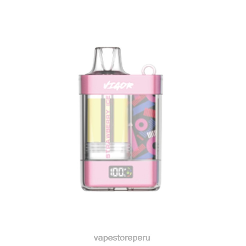 Vape Peru - LAVIE VIGOR 15000 bocanadas hielo de fresa 6T64B1