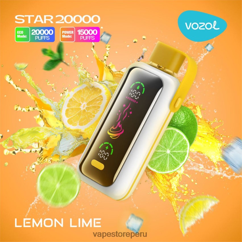 Vape Peru - VOZOL STAR 20000 2JB8LX11 lima limon