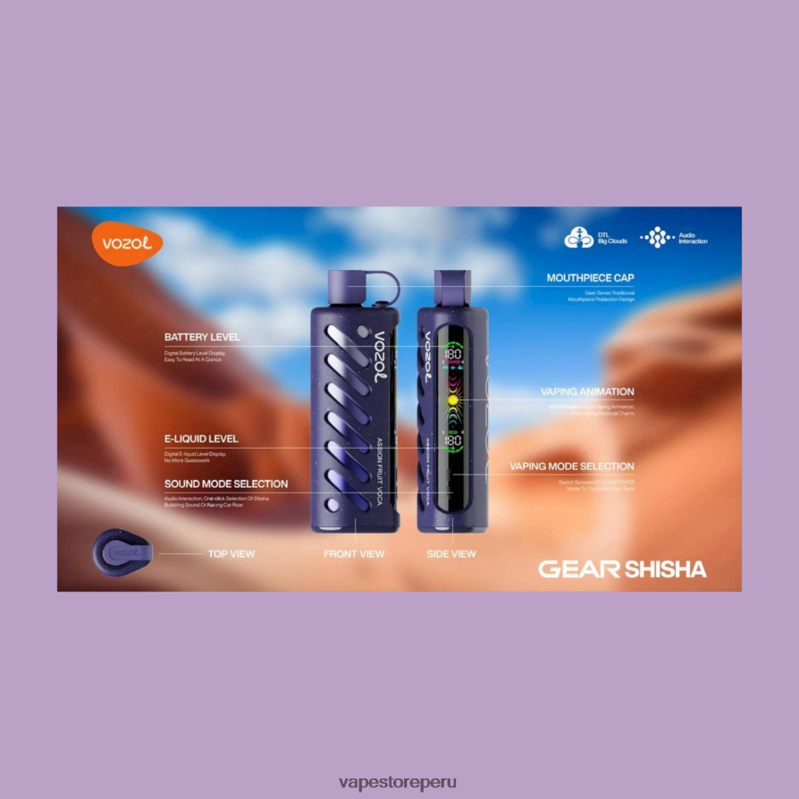 Vape Peru - VOZOL engranaje shisha 25000 4JBV221