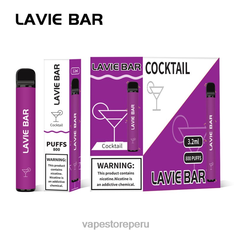 Vape Recargable - LAVIE BAR 800 bocanadas cóctel 6T64B312