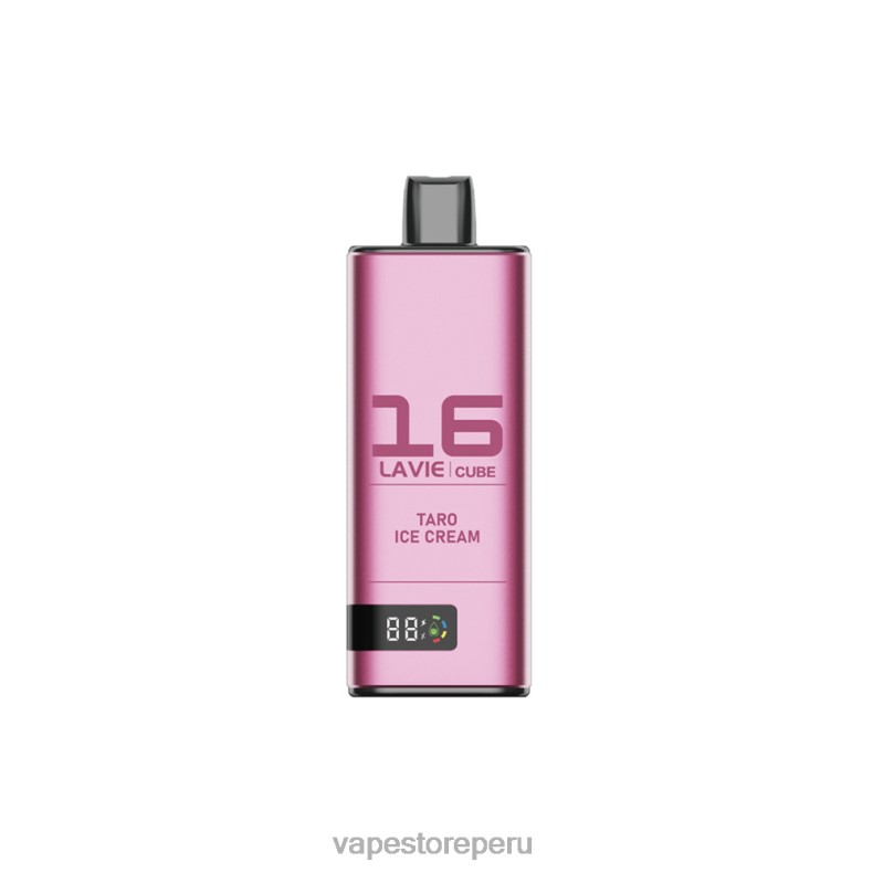 Vape Sin Nicotina Peru - LAVIE Cube 20000 bocanadas helado de taro 6T64B50