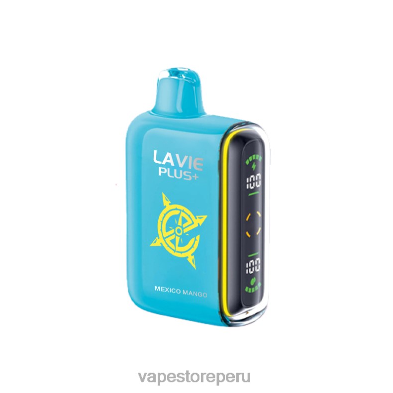 Vape Sin Nicotina Peru - LAVIE PLUS 15000 bocanadas mango de méxico 6T64B95