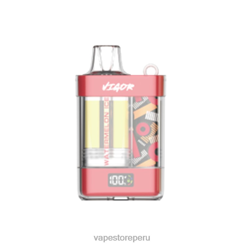 Vape Sin Nicotina Peru - LAVIE VIGOR 15000 bocanadas hielo de sandia 6T64B10