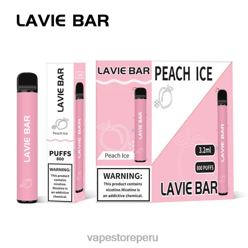 Vape Smoke - LAVIE BAR 800 bocanadas hielo de durazno 6T64B314