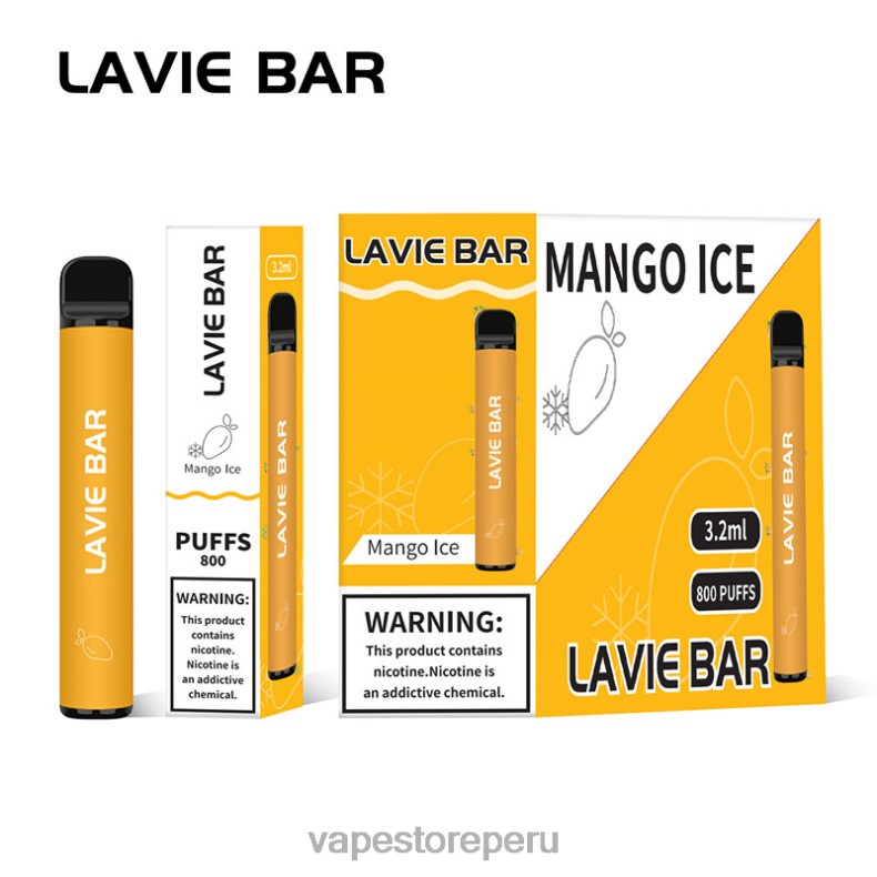 Vape Smoke - LAVIE BAR 800 bocanadas hielo de mango 6T64B309