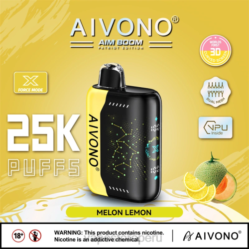 Vape Desechable - Aivono AIM BOOM 25000 R4P6348 melon limon