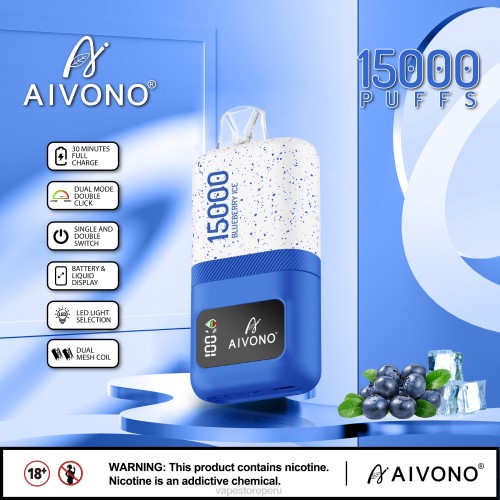 Vape Desechable - Aivono AIM magic 15000 R4P668 hielo de arándanos