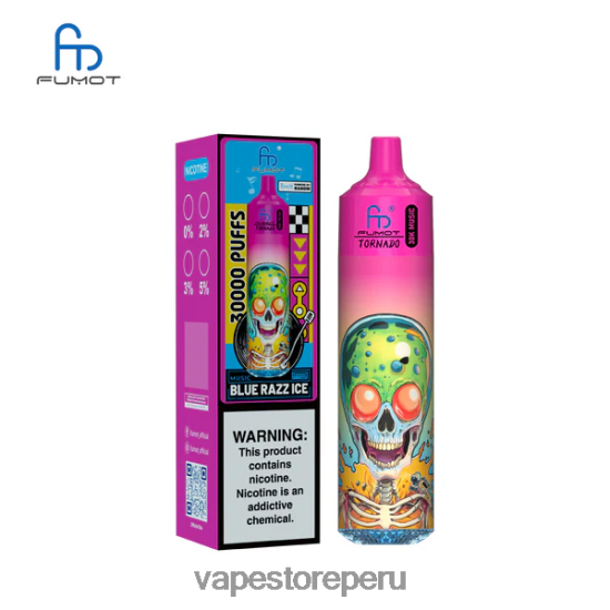 Vape Desechable - Fumot Tornado música de 30k hielo azul BP8083