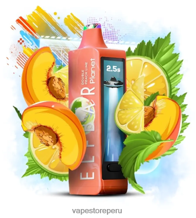 Vape Peru - Elf Bar Planet 25000 doble lima durazno 2HH26B31