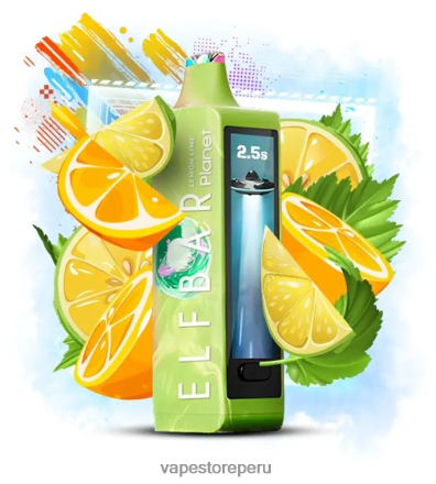 Vape Peru - Elf Bar Planet 25000 lima limon 2HH26B16
