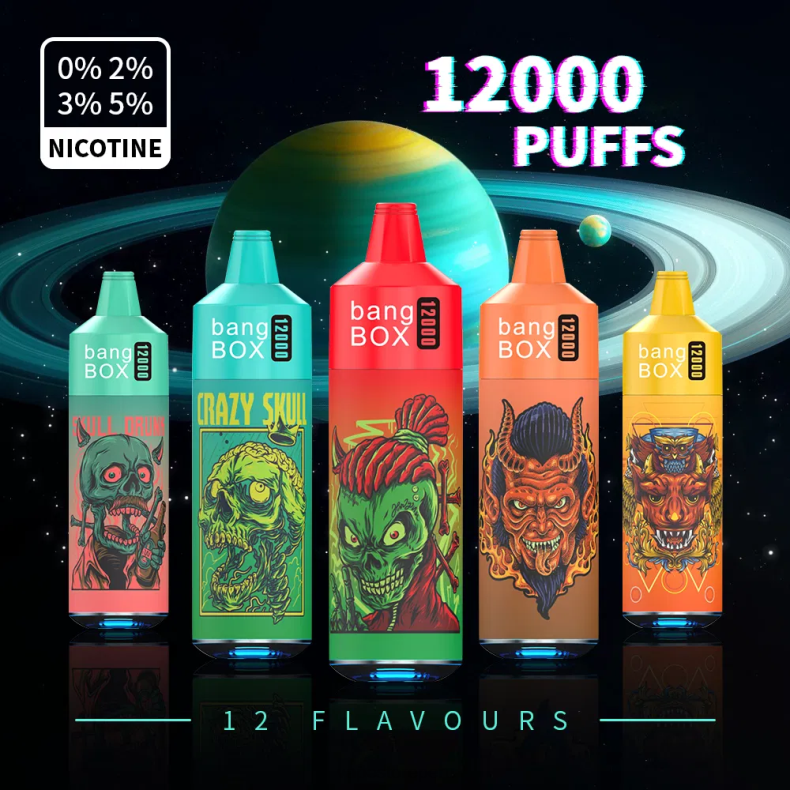 Vape Recargable - Bang Box Luz rgb de 12000 bocanadas desechable FJ4V37