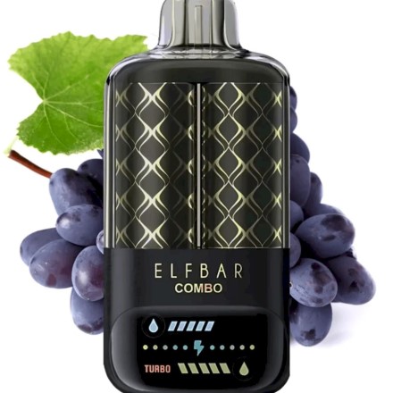 Vape Recargable - Elf Bar Combo 25000 bebida de uva y maría 2HH26B7