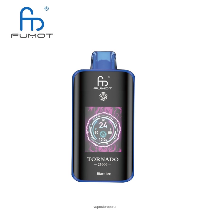 Vape Recargable - Fumot Tornado 25000 vaporizadores desechables hielo negro VZFL0N2