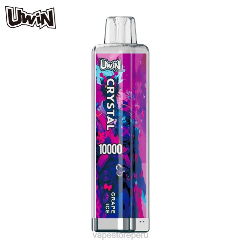 Vape Recargable - UWIN CRYSTAL 10000 vaporizadores desechables R4P6367 hielo de uva