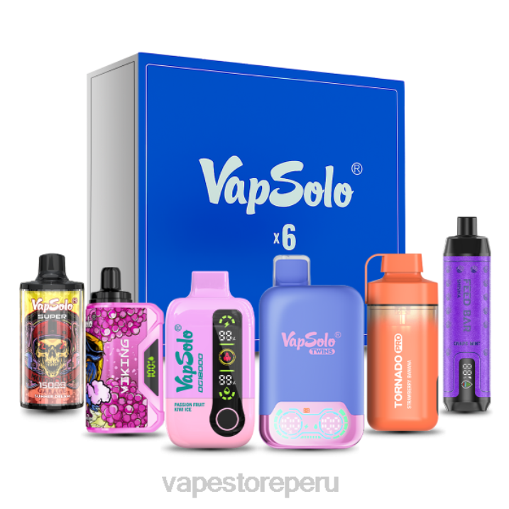 Vape Recargable - Vapsolo conjunto de caja sorpresa sabores aleatorios 6842137