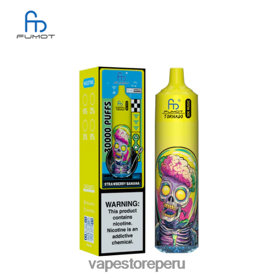 Vape Sin Nicotina Peru - Fumot Tornado música de 30k plátano fresa BP80825