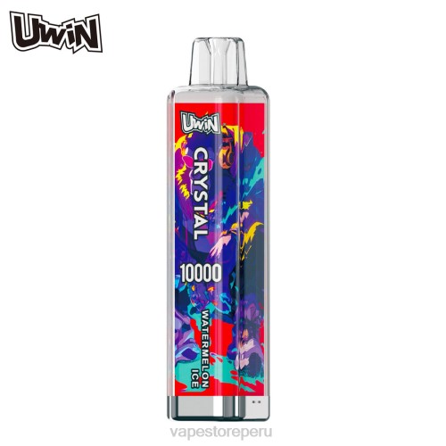Vape Sin Nicotina Peru - UWIN CRYSTAL 10000 vaporizadores desechables R4P6370 hielo de sandia