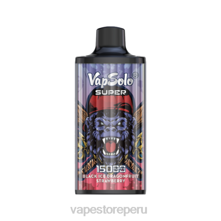 Vape Sin Nicotina Peru - Vapsolo SUPER vaporizador desechable fresa de drango de hielo negro 6842125