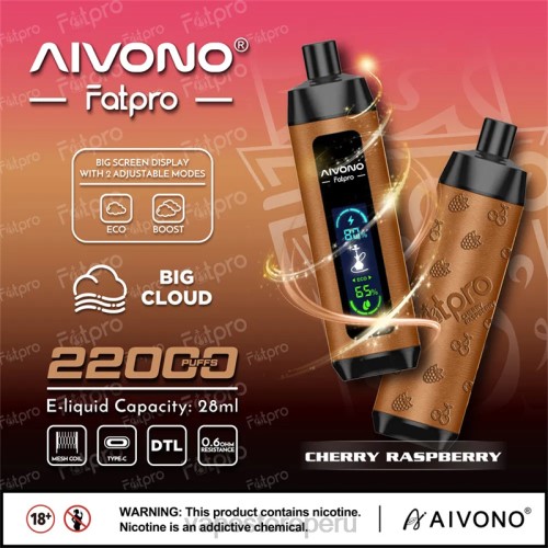 Vape Smoke - Aivono Fatpro 22000 R4P64 frambuesa cereza