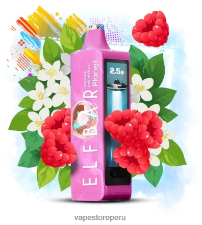 Vape Smoke - Elf Bar Planet 25000 frambuesa jazmín 2HH26B19