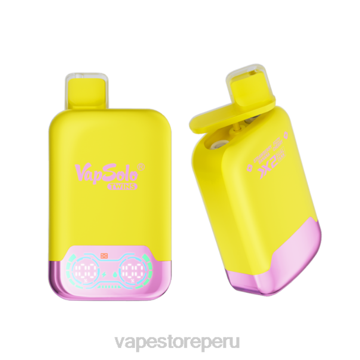 Vape Smoke - Vapsolo TWINS vaporizador desechable plátano fresa y cereza gaseosa 6842144