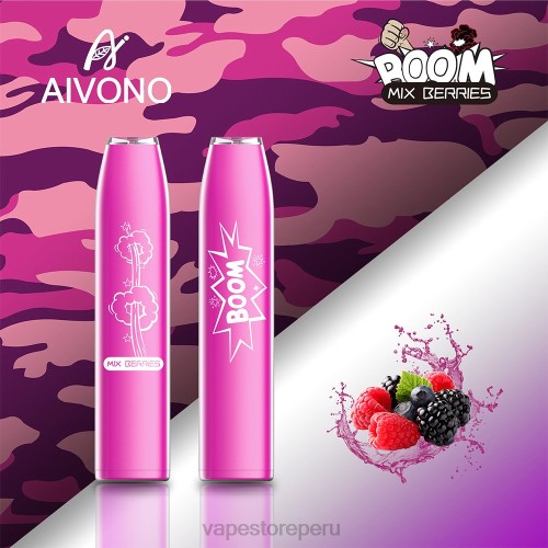 Vape Peru - Aivono AIM BOOM 600 R4P6361 bayas mixtas