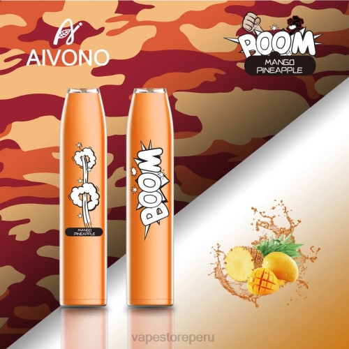 Vape Sin Nicotina Peru - Aivono AIM BOOM 600 R4P6360 mango piña
