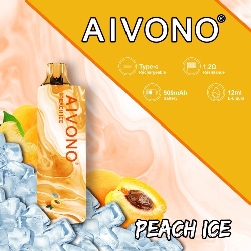 Vape Desechable - Aivono AIM GUN 7000 R4P6103 hielo de durazno