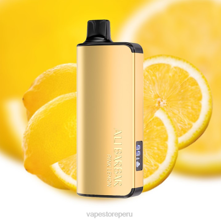 Vape Desechable - Alibarbar Ingot 9000 vaporizadores desechables limon rosa 684223