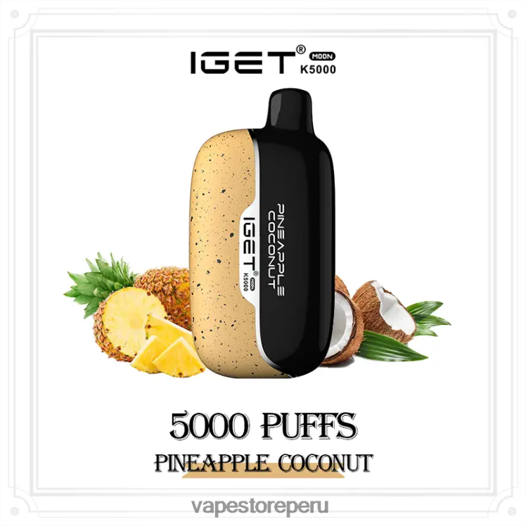 Vape Peru - IGET Moon k5000 8ZJFH16 coco piña