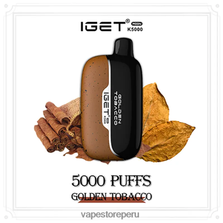 Vape Peru - IGET Moon k5000 8ZJFH1 tabaco dorado
