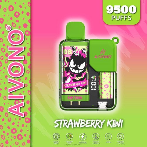 Vape Recargable - Aivono AIM TANK 9500 R4P647 kiwi fresa