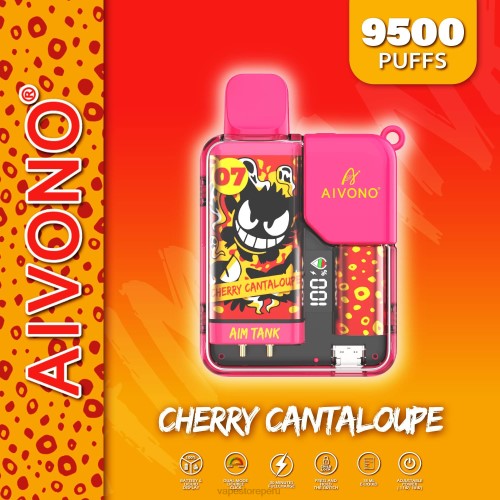 Vape Sin Nicotina Peru - Aivono AIM TANK 9500 R4P645 melón cereza