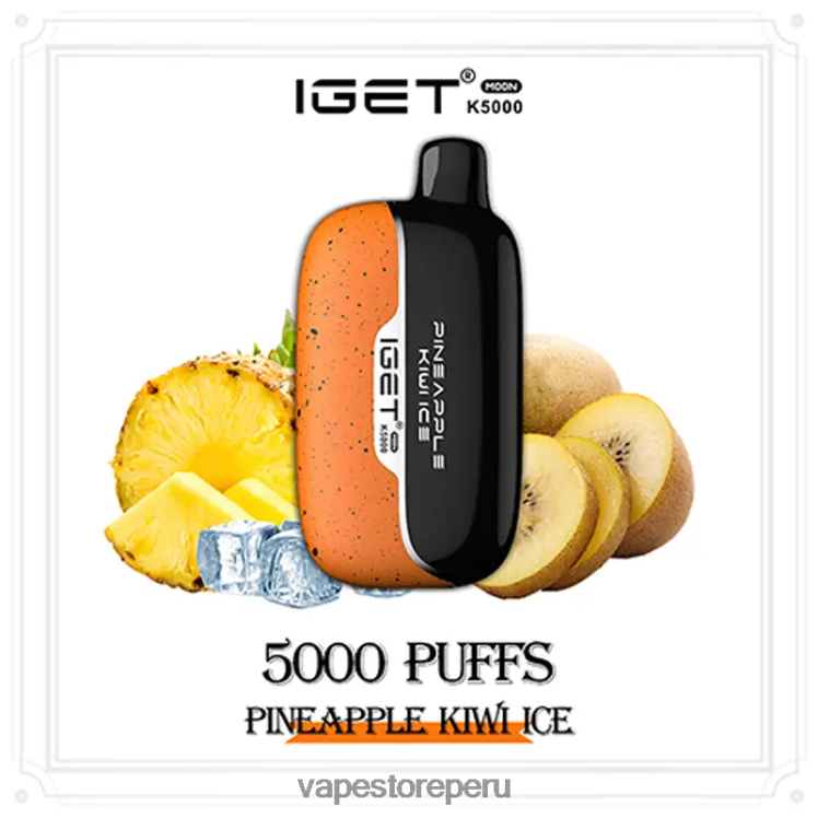 Vape Smoke - IGET Moon k5000 8ZJFH14 hielo de piña y kiwi