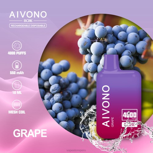 Vape Desechable - Aivono AIM BOXX 4000 R4P6213 uva