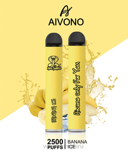 Vape Desechable - Aivono AIM SNAKE 2500 R4P6298 hielo de plátano