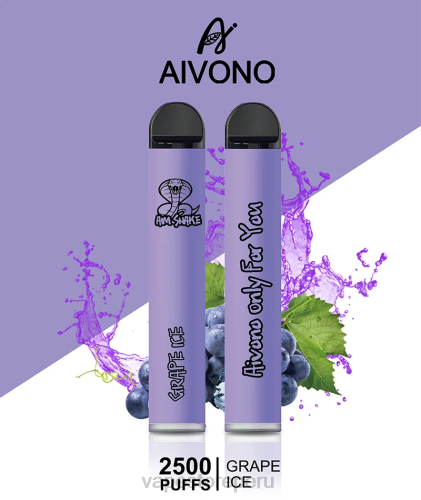 Vape Peru - Aivono AIM SNAKE 2500 R4P6306 hielo de uva