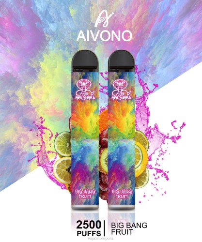 Vape Recargable - Aivono AIM SNAKE 2500 R4P6322 fruta del big bang